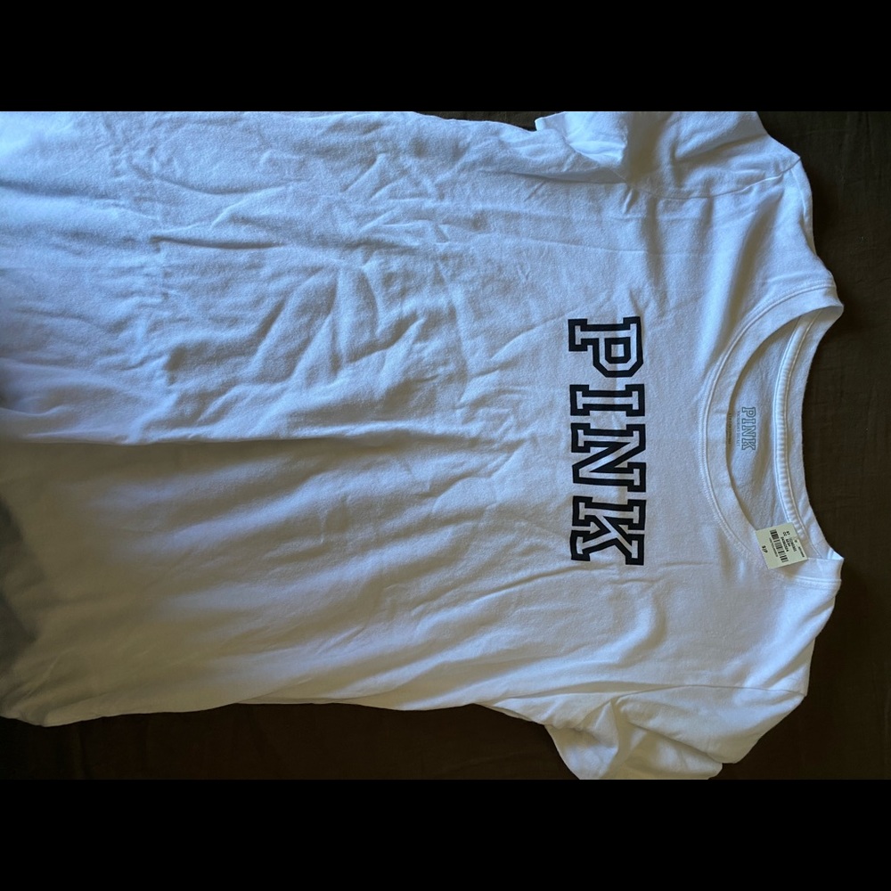 White pink shirt